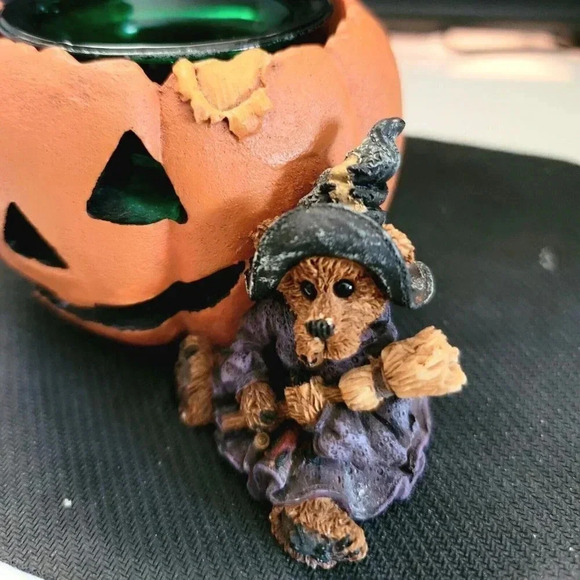 Boyds Bears & Friends Witch PUMPKIN MAGIC Halloween Candle Holder - Picture 5 of 11